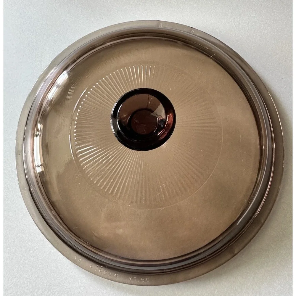 Corning Corelle Vision Ware Amber 1.5 Qt Saucepan with Lid